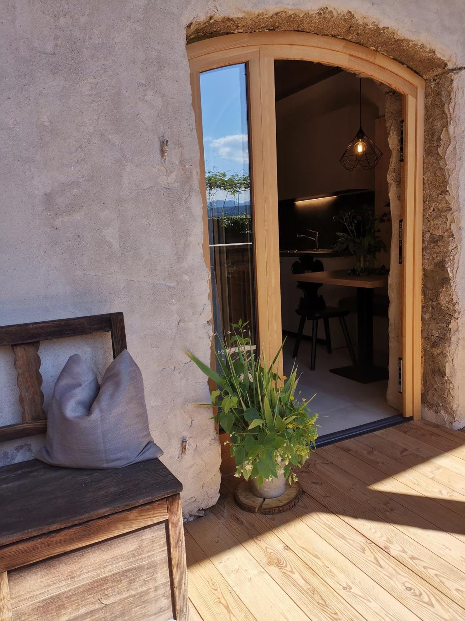 Apartamento Ansitz Grustdorf Appiano Sulla Strada Del Vino Exterior foto